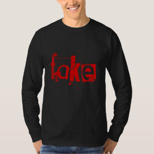 Camiseta Gótico De Emo Falso E Streetwear De Metal Pesado