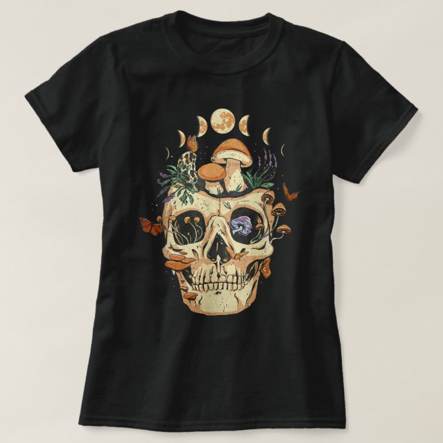 Camiseta Gótico de Mycologista  Monarca Bu (Frente do Design)