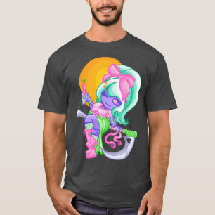 Camiseta Gótico do Pastel Gótico Kawaii Gótico Roupas