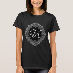 Camiseta Gótico Elegante inicial