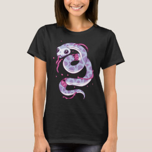 Camiseta Gótico Emo Nu Da Serpente De Cobra Pastel