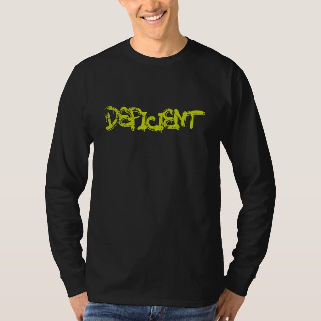 Camiseta Gótico Emo Pesado e Deficiente (Frente)