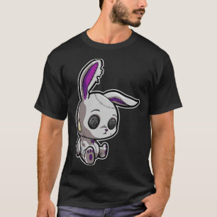 Camiseta Gótico Escuro Emo Rabbit Gótico Bonny Doll