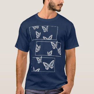 Camiseta Gótico estético Fairycore Grunge Butterfly