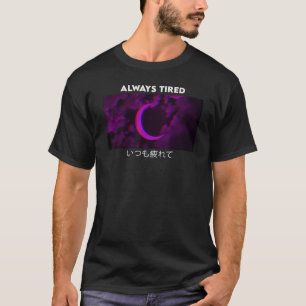 Camiseta Gótico Estético Roxo-Roxo-Vaporwave