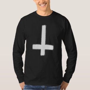 Camiseta Gótico Gótico de Arte Escura Invertida Occult