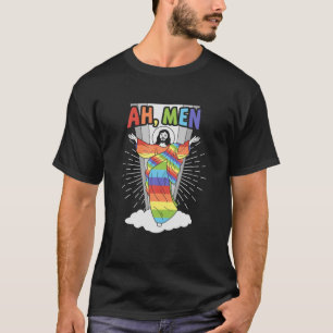 Camiseta Gótico LGBT Orgulho gay Satã Gay Gay Engraçado