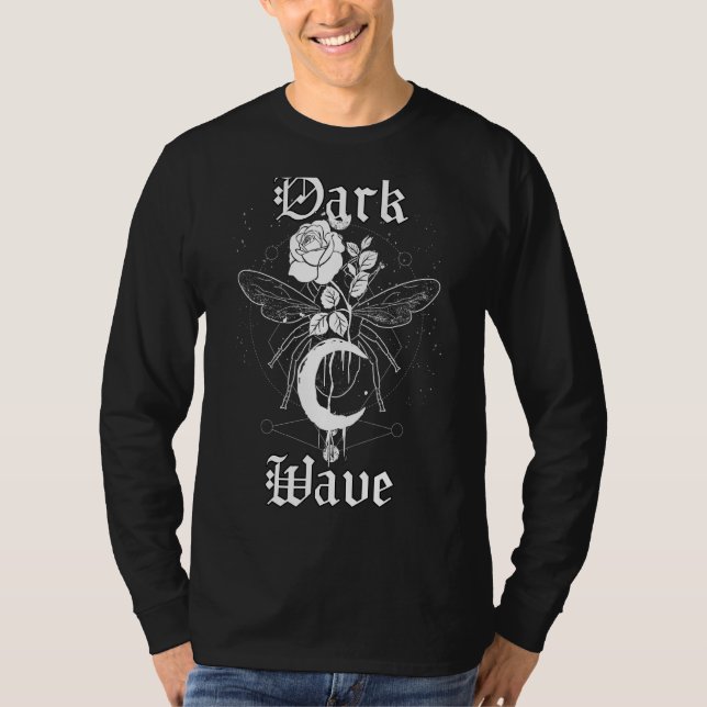 Camiseta Gótico oculto Lua Gótica Punk Grunge Dark Wave 2 (Frente)