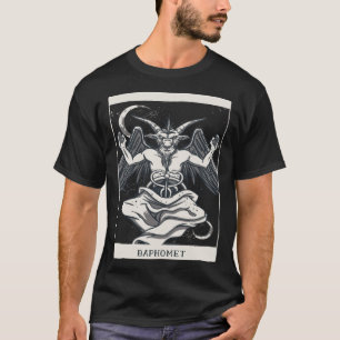 Camiseta Gótico oculto oculto na placa de tarot Oclim com S