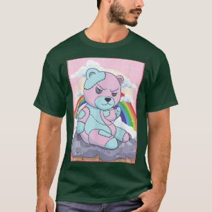Camiseta Gótico Pastel Aestética Kawaii Bear Voodoo Doll Ya