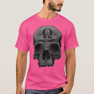 Camiseta Gótico Pastel Ohms Skull Skeleton Bone Head Hallow