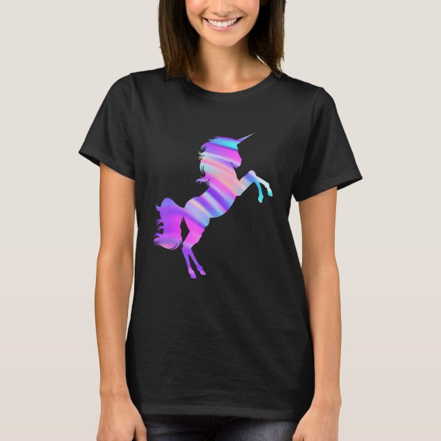 Camiseta Gótico Pastel Unicorn Vaporwave (Frente)