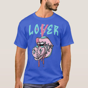 Camiseta Gótico Pia-Pia-Perdedora Lábios Coração Figurume H