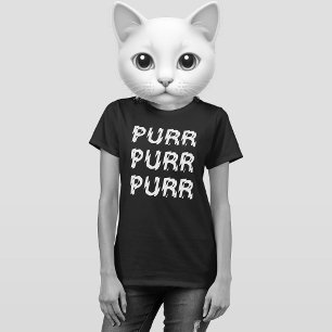 CAMISETA GÓTICO PUNK PURR PURR PURR KITTY CAT SHIRT