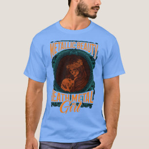 Camiseta Gótico Rock Satã Rapariga Festivais Morte Metal 2
