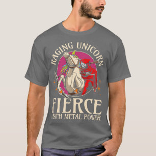 Camiseta Gótico Rock Satã Unicorn Festivais Death Metal 2