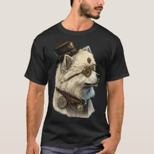 Camiseta Gótico Steampunk Samoyed