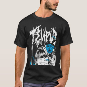Camiseta Gótico Tempus Fugit Metal Lolita Dark Academia Ass