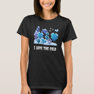 Camiseta Gótico Winter Emo Gothic Eu adoro o Sarc Frio Spoo
