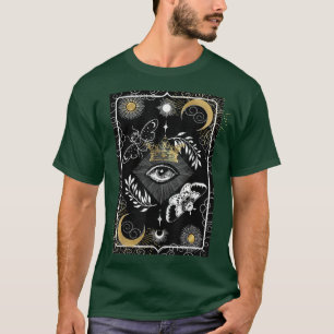 Camiseta Gótico Witchy Mystic Eye Vintage Fairy Grunge