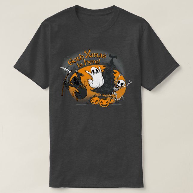 Camiseta Gótico Xmas está aqui doce feio por Tobe Fonseca (Frente do Design)