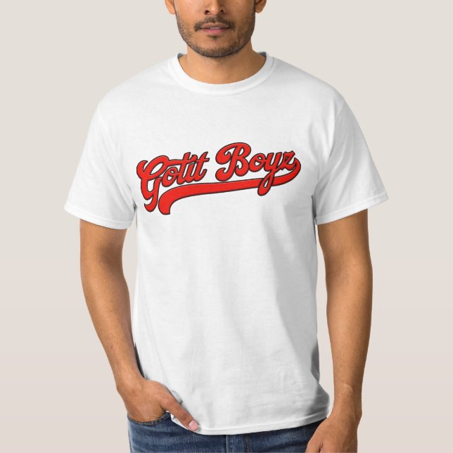 Camiseta Gotit Boyz Tshirt Red (Frente)