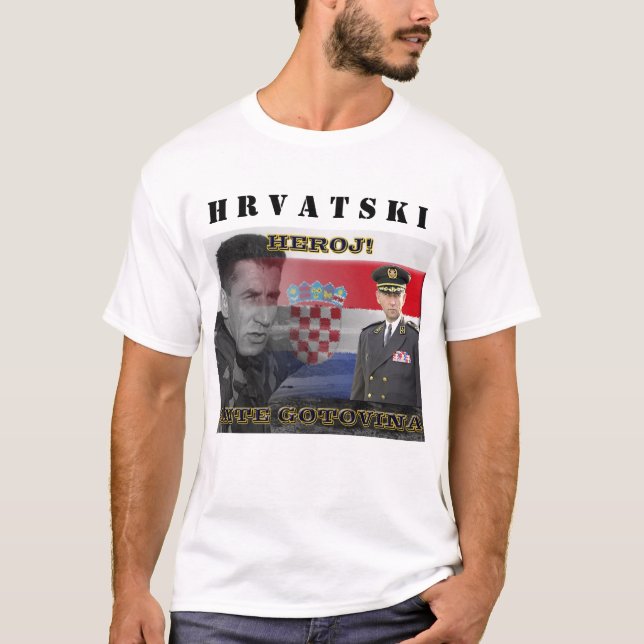 Camiseta gotovina, H R V A T S K mim (Frente)