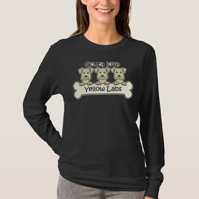 Camiseta Gotta Love Yellow Labs (Frente)
