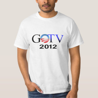 Camiseta GOTV Saia da votação para Obama 2012