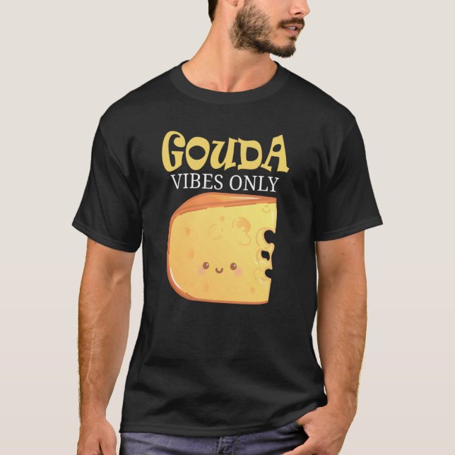 Camiseta Gouda Vibes Apenas Queijo (Frente)