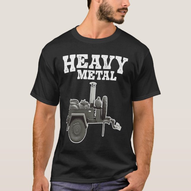 Camiseta Goulash Cannon Heavy Metal Funny Hungary Dish (Frente)