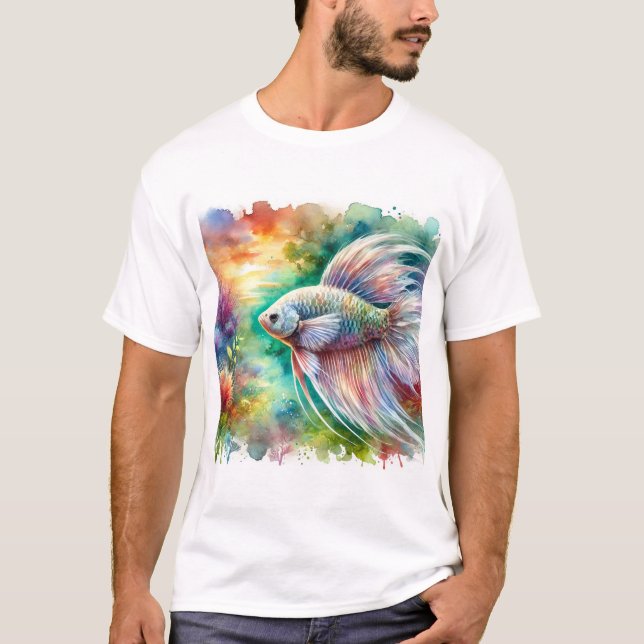 Camiseta Gourami Fish 170724AREF110 - Watercolor (Frente)