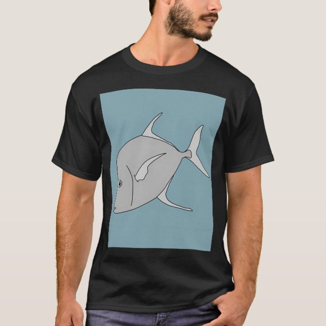 Camiseta Gourami Pérola Dourada (Fêmea) (Frente)