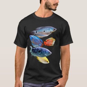 Camiseta Gouramis Dwarf Gourami Aquarium Fish Art