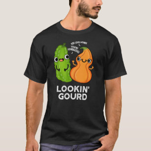 Camiseta Gourd Engraçado Veggie Pun Dark BG