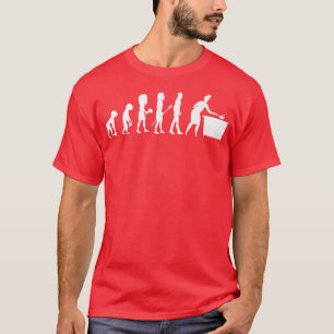 Camiseta Gourmet Culinário do Comida do Cook Evolutivo