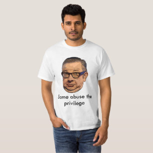 Camiseta Gove abusa o t-shirt do privilégio: estilo 1