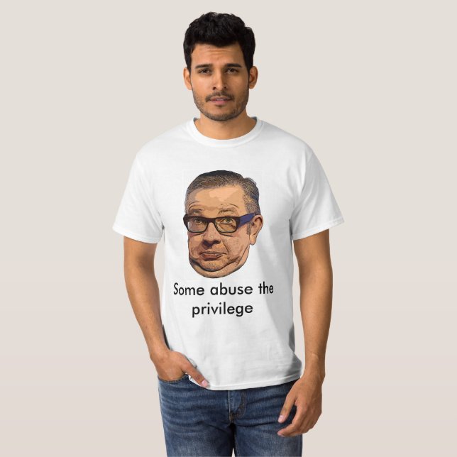 Camiseta Gove abusa o t-shirt do privilégio: estilo 1 (Frente Completa)
