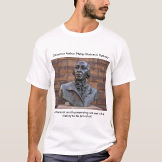 Camiseta Governador Arthur Phillip Estátua em Sydney T-Shir
