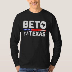Camiseta Governador Beto Para o Texas Bandeira Americana do