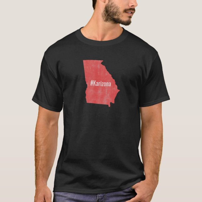 Camiseta Governador Do Lago Karizona Kari, De Az 2022, Em S (Frente)