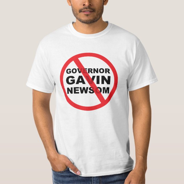 Camiseta Governador Gavin Newsom (Frente)