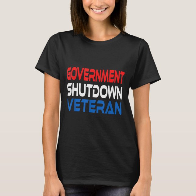 Camiseta Government Shutdown Veteran  (Frente)