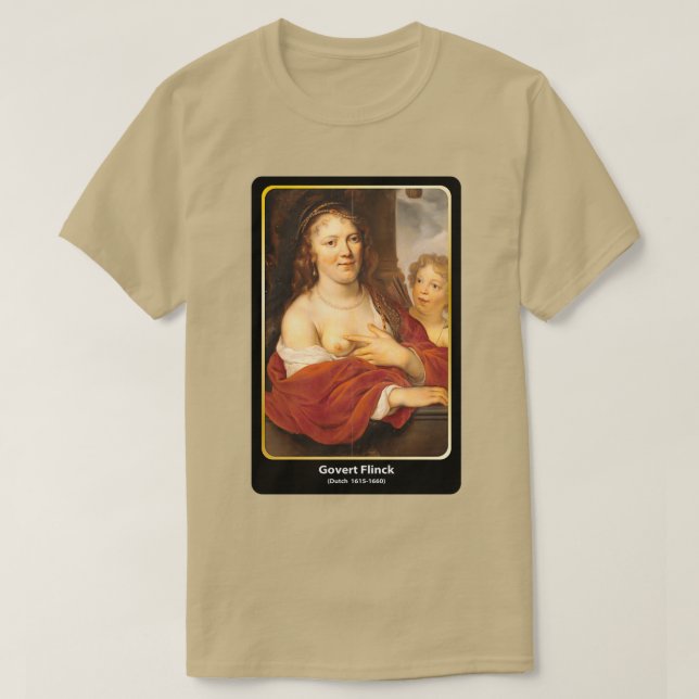 Camiseta Govert Flinck Dutch 1615 1660 classical art (Frente do Design)