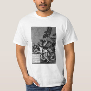 Camiseta Goya o sono da razão produz monstro