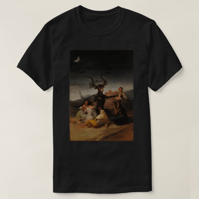 Camiseta Goya Witches Sabbath (Versão Não Aproveitada) BigA (Frente do Design)