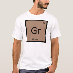 Camiseta Gr - Mesa periódica de química do estado gravitaci