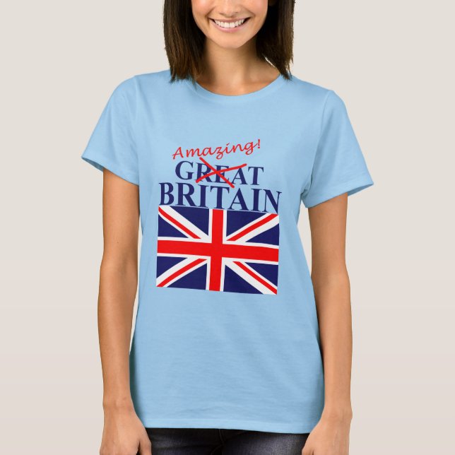 Camiseta Grã-Bretanha incrível (Frente)