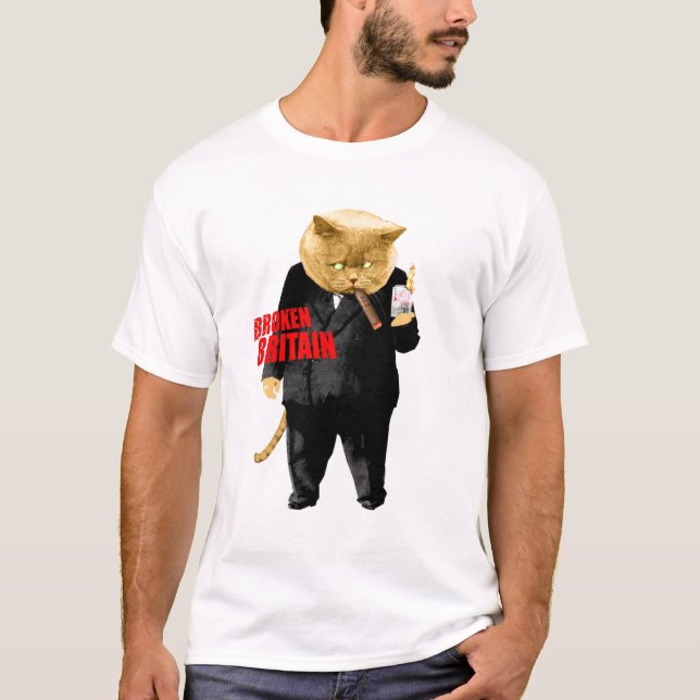 Camiseta Grâ Bretanha quebrada (Frente)