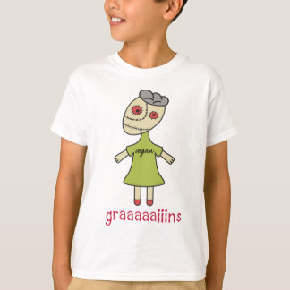 Camiseta Graaaaaiins Vegan Zombie
